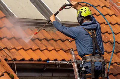 Démoussage et hydrofuge de toiture à Illies